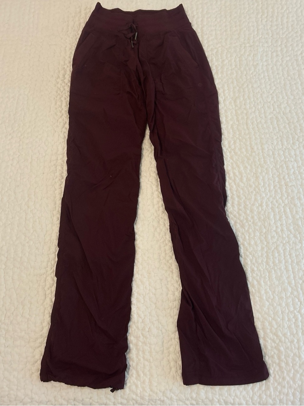 Lululemon Dance Studio Mid Rise Jogger- Burgundy  - Size 2